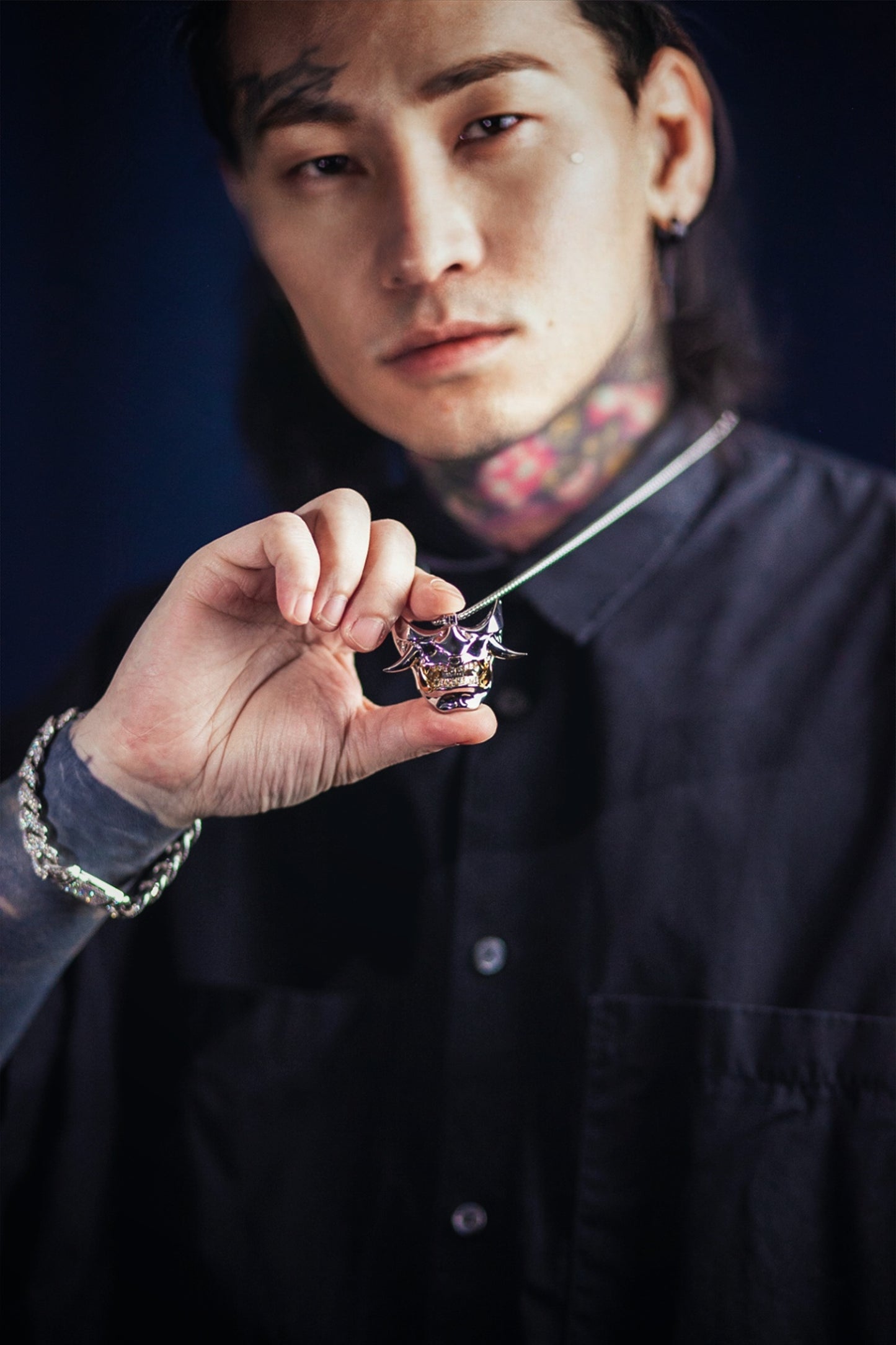 HANNYA MASK (Yellow Gold)