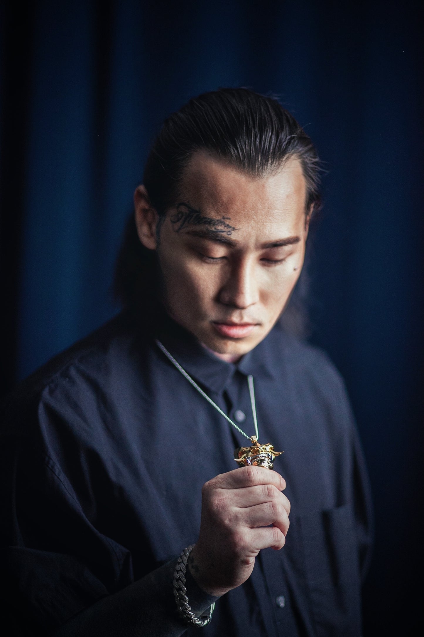 HANNYA MASK (Yellow Gold)